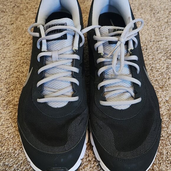 Nike Running Shoes Mens 12 Black Reax Run 9 Mesh Sneakers 653617-002 - Picture 3 of 4